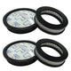 Replacement Post Motor Filter & Washable Dust Cup Filter Set Compatible with Eureka Stylus Cordless Vacuum, Compare to Part # PO901, 2 Pack