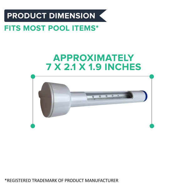 Floating Pool Thermometer for Outdoor / Indoor Pools, Spas, Hot Tubs & Fish Ponds