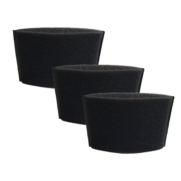 Think Crucial Replacement Foam Filter Compatible with Shop-Vac Part # 9058500 9058562, Fits Vacuum Models Shop Vac Wet and Dry Vacuums, Hold 5 Gallons or More, Ideal For Home and Office Ð (3 Pack)