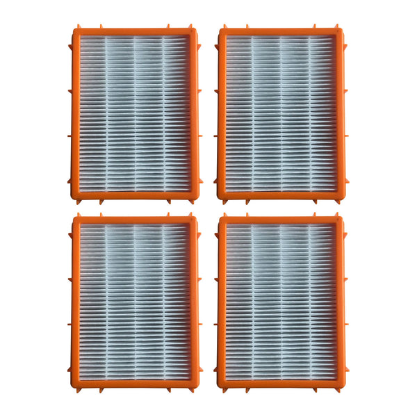 4pk Replacement HEPA Style Filters, Fits Eureka HF2, Compatible with Part 61111 & 61495