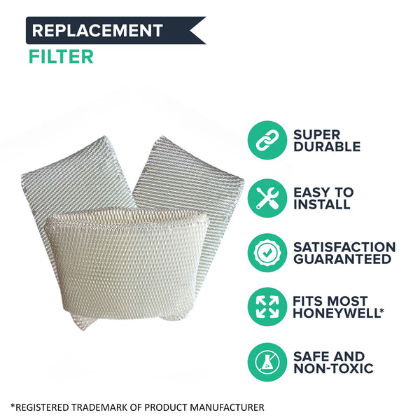 Replacement Humidifier Filter, Fits Honeywell QuietCare, Compatible with Part HC-14N