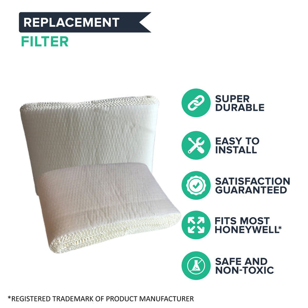 3pk Replacement Humidifier Filters, Fit Honeywell HCM3500, HM3600 & HCM-6000, Compatible with Part HC-14