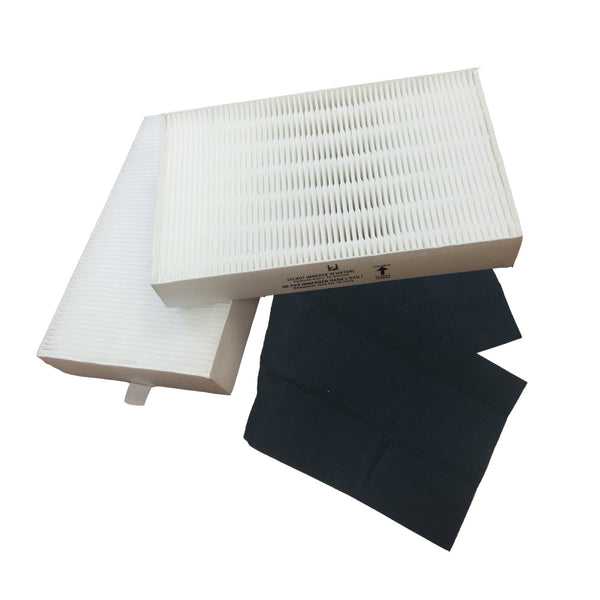 Replacement Carbon Filter & R Air Purifier Filter Kit, Fits Honeywell, Compatible with Part HRF-ARVP