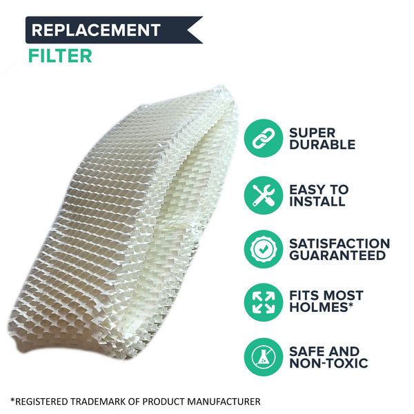 2pk Replacement Humidifier Wick Filters, Fits Holmes, Compatible with Part HWF62