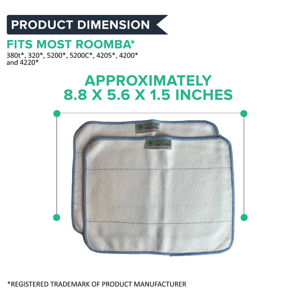 3pk Reusable Microfiber Cleaning Pads Perfect for us as Napkins & Paper Towels