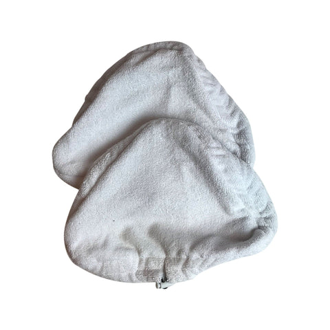 2PK Replacement Steam Mop Pads, Compatible with Steamboy X5 Mops Models, 11.1 in X 6.1 in X 2 in, Fits H2O Ti