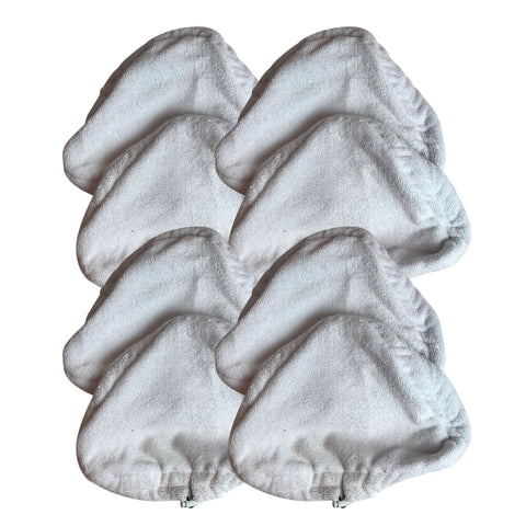8pk Replacement Steam Mop Pads, Fits Bissell Select Hard Surface Cleaner 94E9T(A), Compatible with Part 76B2A