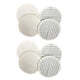 Think Crucial Replacement Mop Pads - Compatible with Bissell Spinwave Mop Pad Heads Parts - Perfect For Models 13122, 13129, 13151, 13139 - Home, Office Use - Pair with Part #2124 - Bulk (8 Pack)