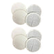Think Crucial Replacement Mop Pads - Compatible with Bissell Spinwave Mop Pad Heads Parts - Perfect For Models 13122, 13129, 13151, 13139 - Home, Office Use - Pair with Part #2124
