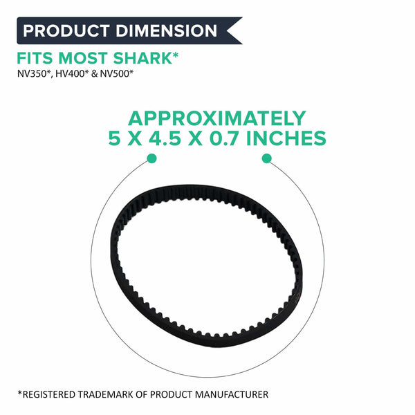 Replacement Belts, Fits Shark NV350, HV400 & NV500 Series