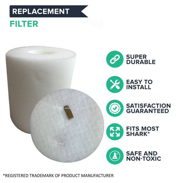 4pk Replacement Foam & Felt Filters, Fits Shark NV500 Rotator Pro Lift-Away, Compatible with Part XFF500