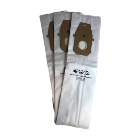 Crucial Vacuum Replacement Vac Bags - Compatible With Hoover Part # AH10000, UH30010COM - Fits Hoover Platinum UH30010COM Upright Vacuums - Use Type Q Compact Disposable Bag For Home, Vacs (3 Pack)