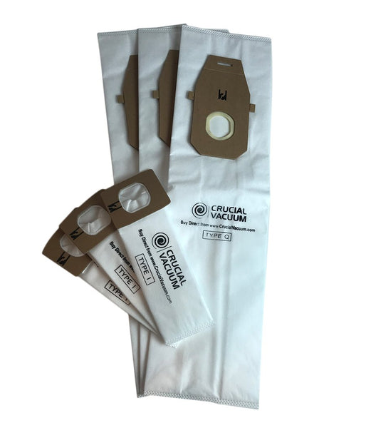 3pk Replacement Q & 3 I Vacuum Bags, Fits Hoover, Compatible with Part AH10000 & AH10005