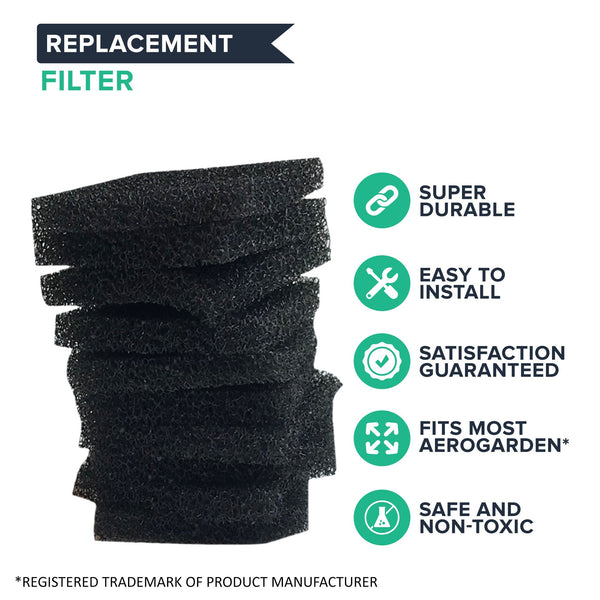 50pk Replacement Filters, Fits Miracle-Gro AeroGarden Pumps