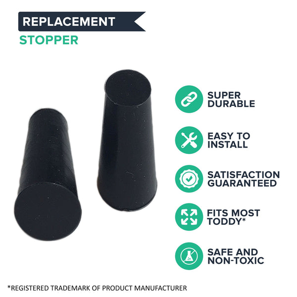 6pk Replacement Rubber Stoppers, Fit Toddy(R) Cold Brew Systems