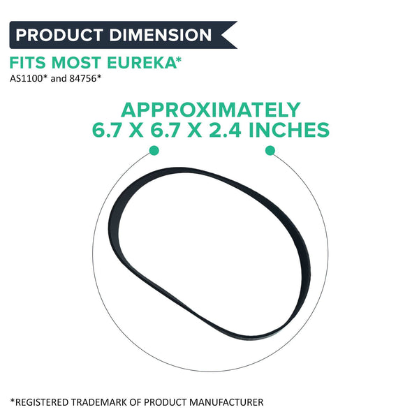 Replacement Style S Vacuum Drive Belts, Fits Eureka, Compatible with Part 84756