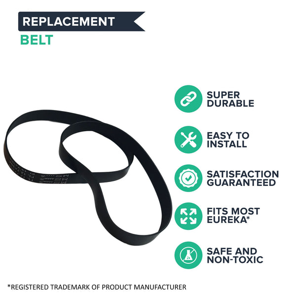 8pk Replacement Style S Vacuum Drive Belts, Fits Eureka, Compatible with Part 84756