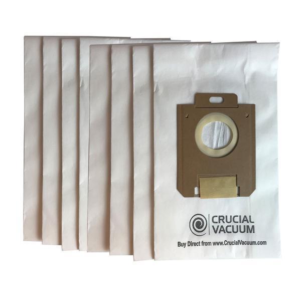 Replacement Paper Bags, Fits Eureka Style OX & Electrolux Style S, Compatible with Part 61230