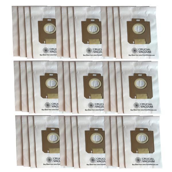 Replacement Paper Bags, Fits Eureka Style OX & Electrolux Style S, Compatible with Part 61230