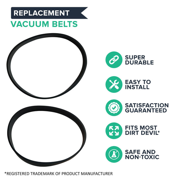 10pk Replacement Style 4, 5 & 10 Belts, Fits Dirt Devil, Compatible with Part 1540310001, 3720310001, 1LU0310X00 & 3860140600