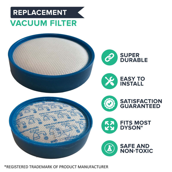 4pk Replacement Pre Filters, Fits Dyson DC25, Compatible with Part 914790-01