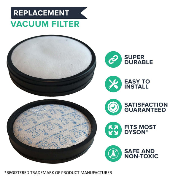 Crucial Vacuum Pre-Filter Replacement - Compatible with Dyson DC-18 Pre-Motor Filter - Pair with Part 911685-01 For Long Life - Compact, Washable, Reusable Vacuum Filter - Perfect For Home