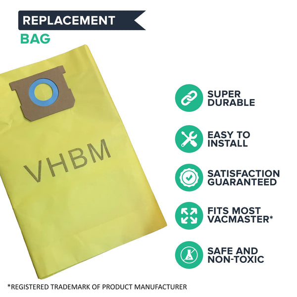 3PK Replacements for Vacmaster 8-10 Gallon Vacuums Fit VHBM