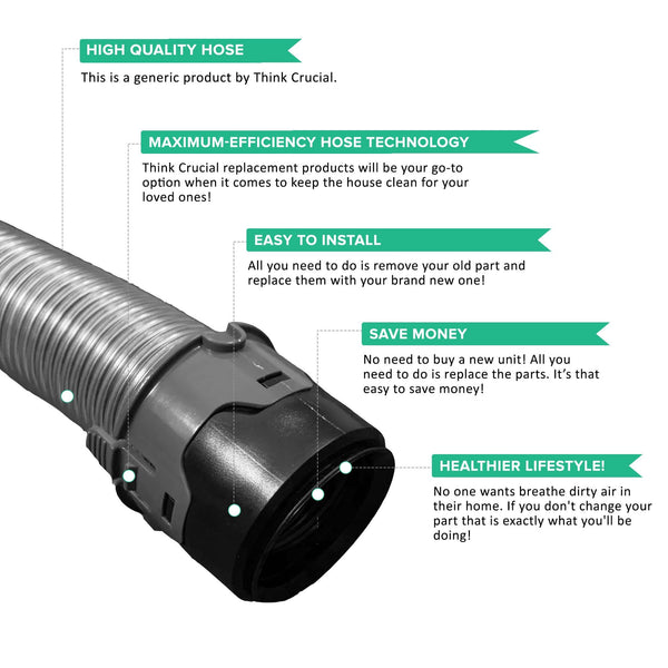 Replacement Shark Hose Handle Fits NV501, NV500, UV560, NV502, NV505, NV501c, NV520QPR, NV520QR, NV550, NV520 & NV520q