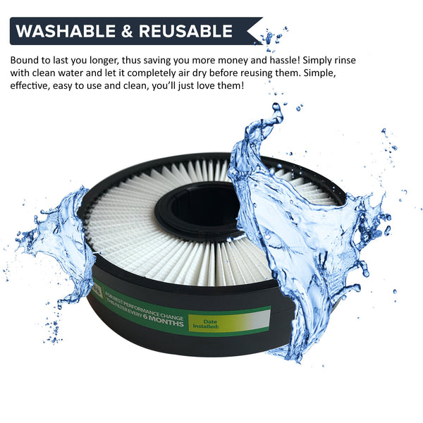 4pk Replacement F8 HEPA Style Filters, Fits Dirt Devil, Compatible with Part 3UD0280001