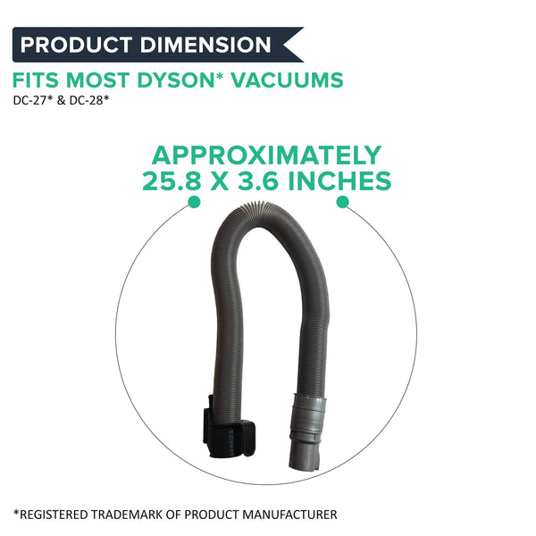 Replacement Vacuum Hose, Fits Dyson DC27 & DC28, Compatible with Part 916547-01 & 916547-02