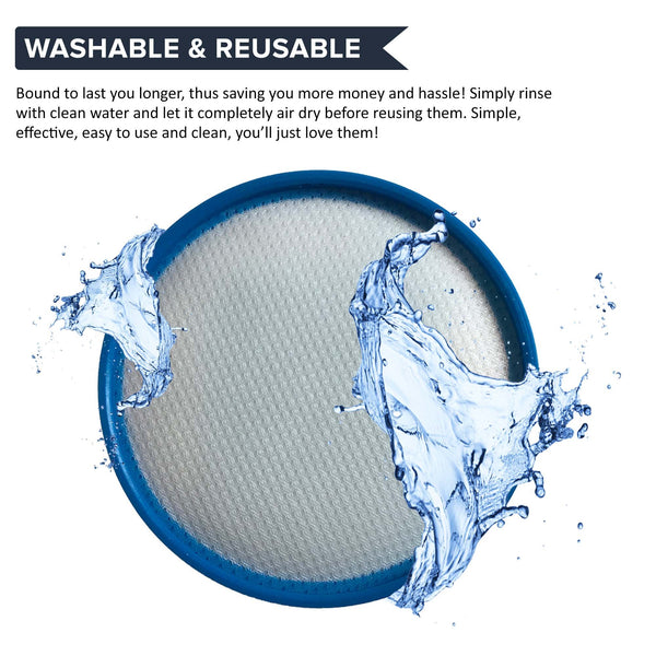 4pk Replacement Pre Filters, Fits Dyson DC25, Compatible with Part 914790-01