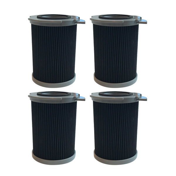 4pk Replacement Windtunnel Bagless Canister Filters, Fits Hoover, Washable & Reusable, Compatible with Part 59134033