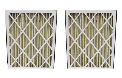 2pk Replacement 20x25x5 MERV-8 Pleated HVAC Furnace Filters, Fits Goodman