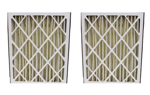 2pk Replacement 20x25x5 MERV-8 Pleated HVAC Furnace Filters, Fits Skuttle, Compatible with Part 000-0448-003