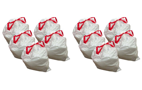 100pk Replacement Durable Garbage Bags, Fits Simplehuman® ‘size ''R''‘, 10L / 2.6 Gallon