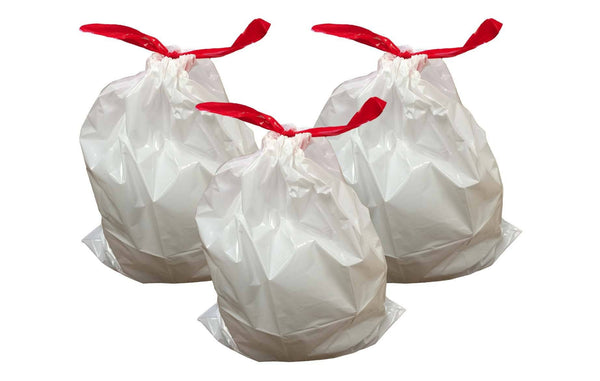30PK Durable Garbage Bags Fit Simplehuman® ‘size “D”‘, 20L / 5.2 Gallon | storage & organization | Simple Human | Trash Bags