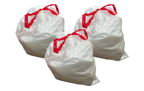 30pk Replacement Durable Garbage Bags, Fits Simplehuman® ‘size ''R''‘, 10L / 2.6 Gallon