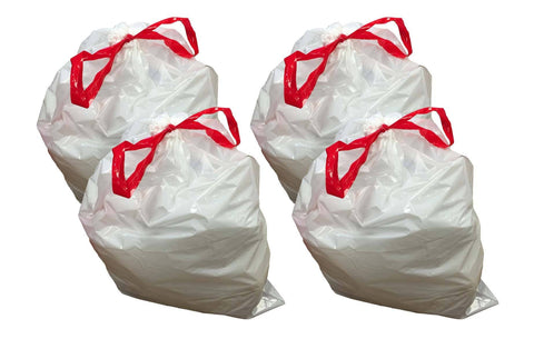 40pk Replacement Durable Garbage Bags, Fits Simplehuman® ‘size ''R''‘, 10L / 2.6 Gallon