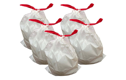 50pk Replacement Durable Garbage Bags, Fits Simplehuman¨ Ôsize ''A'', 4.5L / 1.2 Gallon