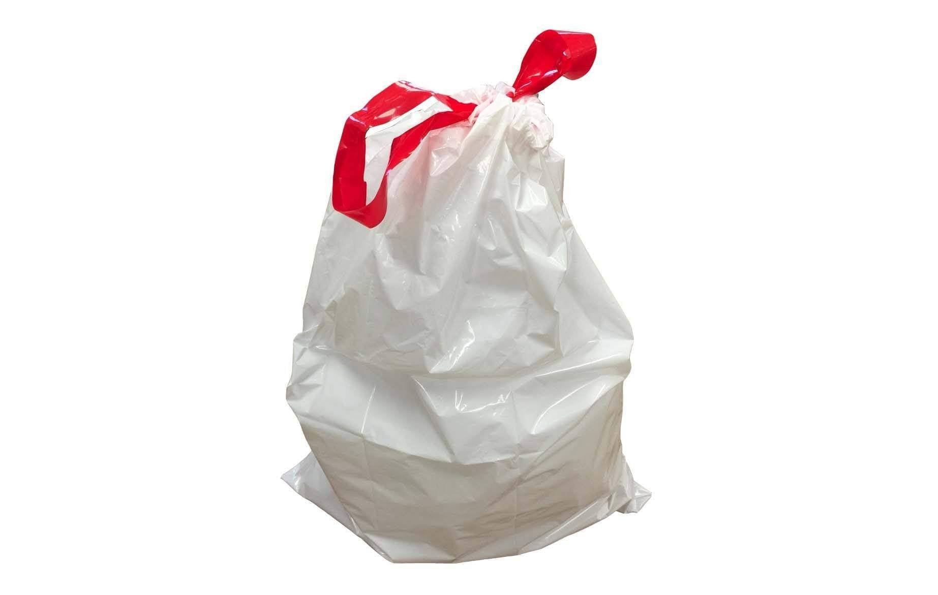 simplehuman Code R Custom Fit Drawstring Trash Bags, 10 Liter