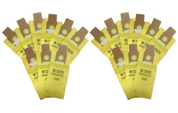 Crucial Vacuum Replacement Vacuum Bags - Compatible With Kenmore Part # 20-5068, 20-50681, Fits Kenmore 50688 & 50690, Kenmore Type O and Type U, Panasonic U-2, Sanyo PU-1