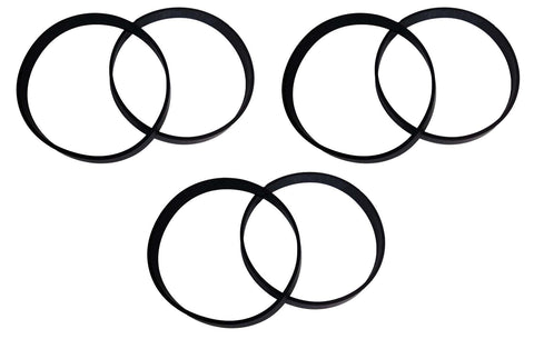 6pk Replacement UB11 Vacuum Belts, Fits Kenmore, Compatible with Part MC-V380B & 1860140600