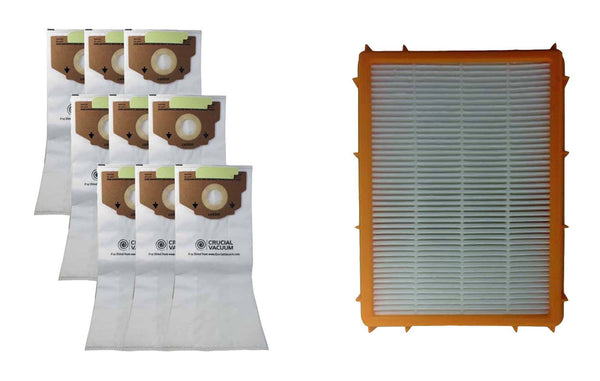 9 Eureka RR Bags & 1 HF2 HEPA Style Filter | Part  #6115, 63295A &  61111 | Vacuum & Floor Care | Eureka | Affordable